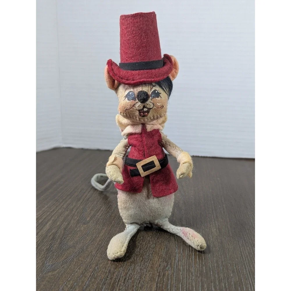 Vintage 1965 Annalee Pilgrim Male Mouse Doll 8